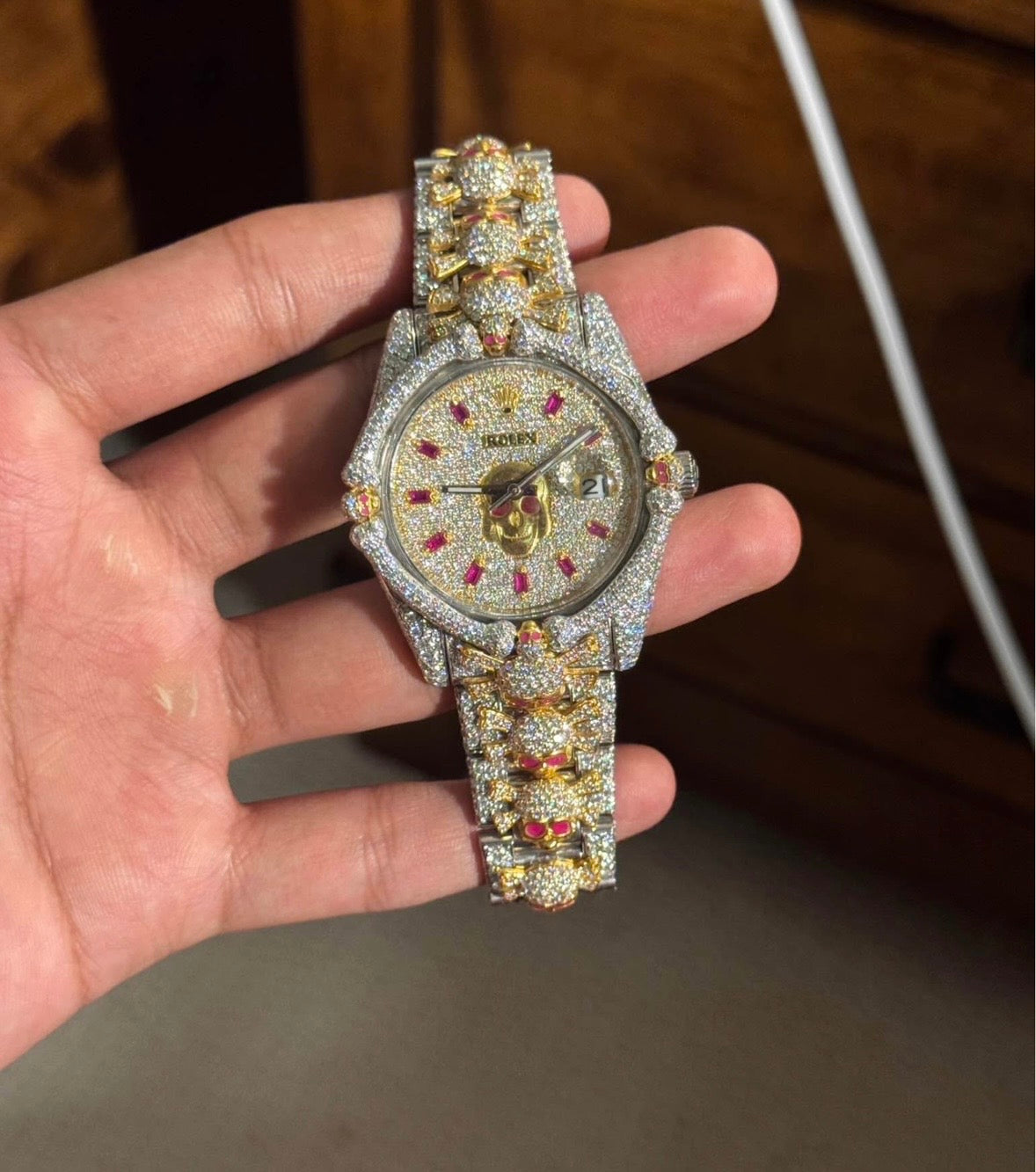 VVS-1 Moissanite Watch With Box & Papers