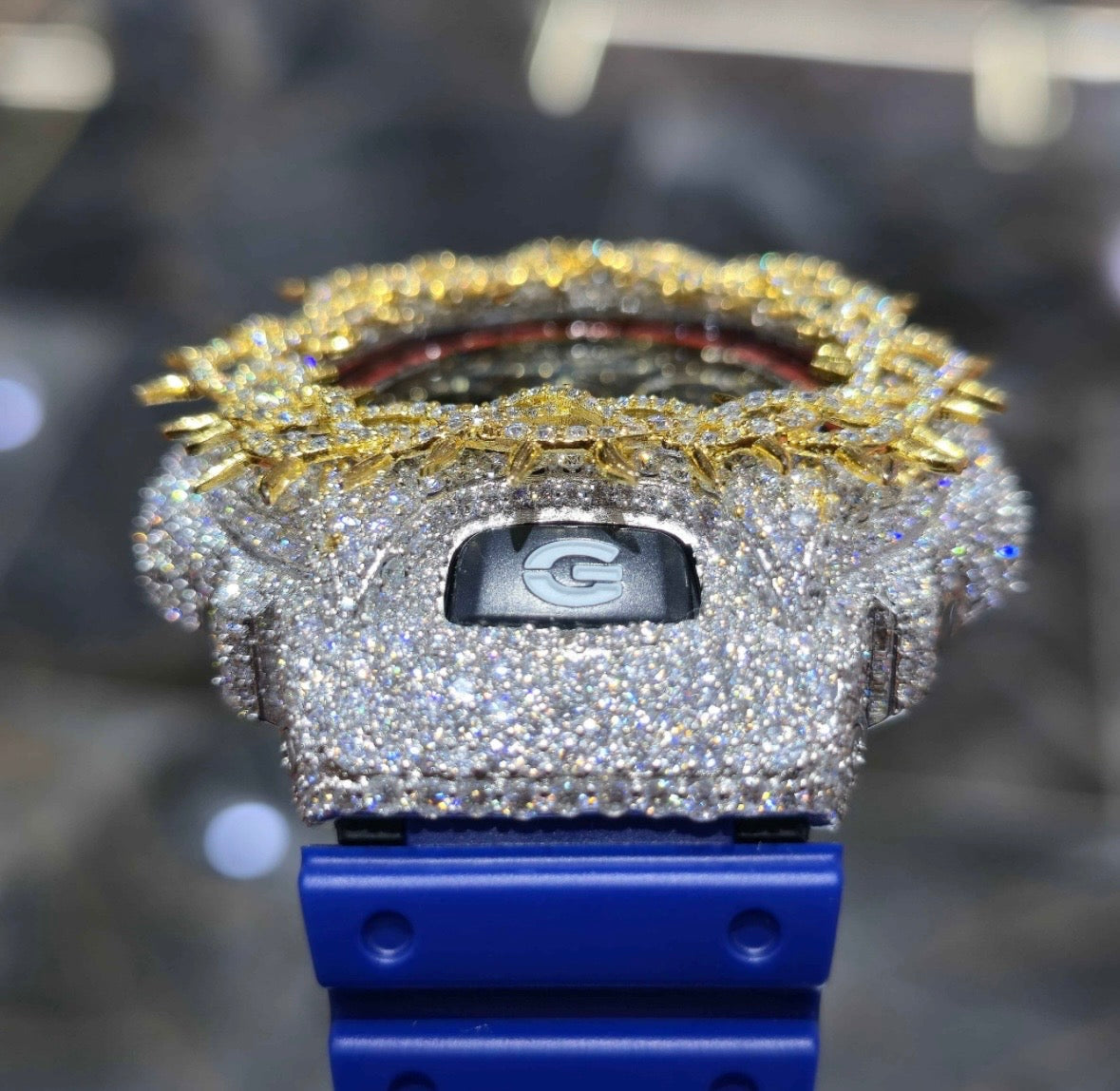 VVS-1 Moissanite Diamond Watch With Box & Papers
