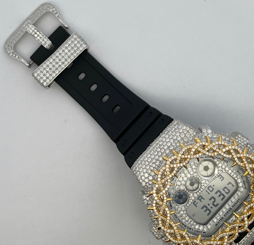 VVS-1 Moissanite Diamond Watch With Box & Papers