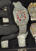 VVS-1 Custom Moissanite Diamond Watch With Box & Papers