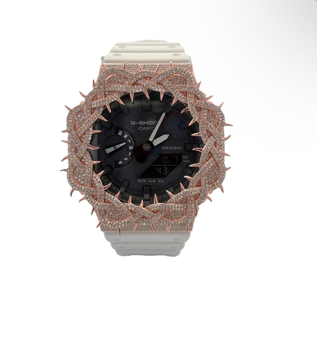 VVS-1 Moissanite Diamond Watch With Box & Papers