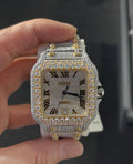VVS-1 Moissanite Watch With Box & Papers (WATCH ARRIVES WITH LOGOS)