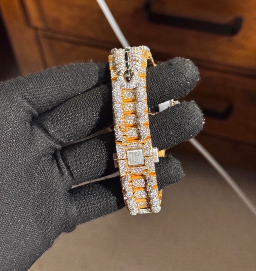 VVS-1 Moissanite Watch With Box & Papers