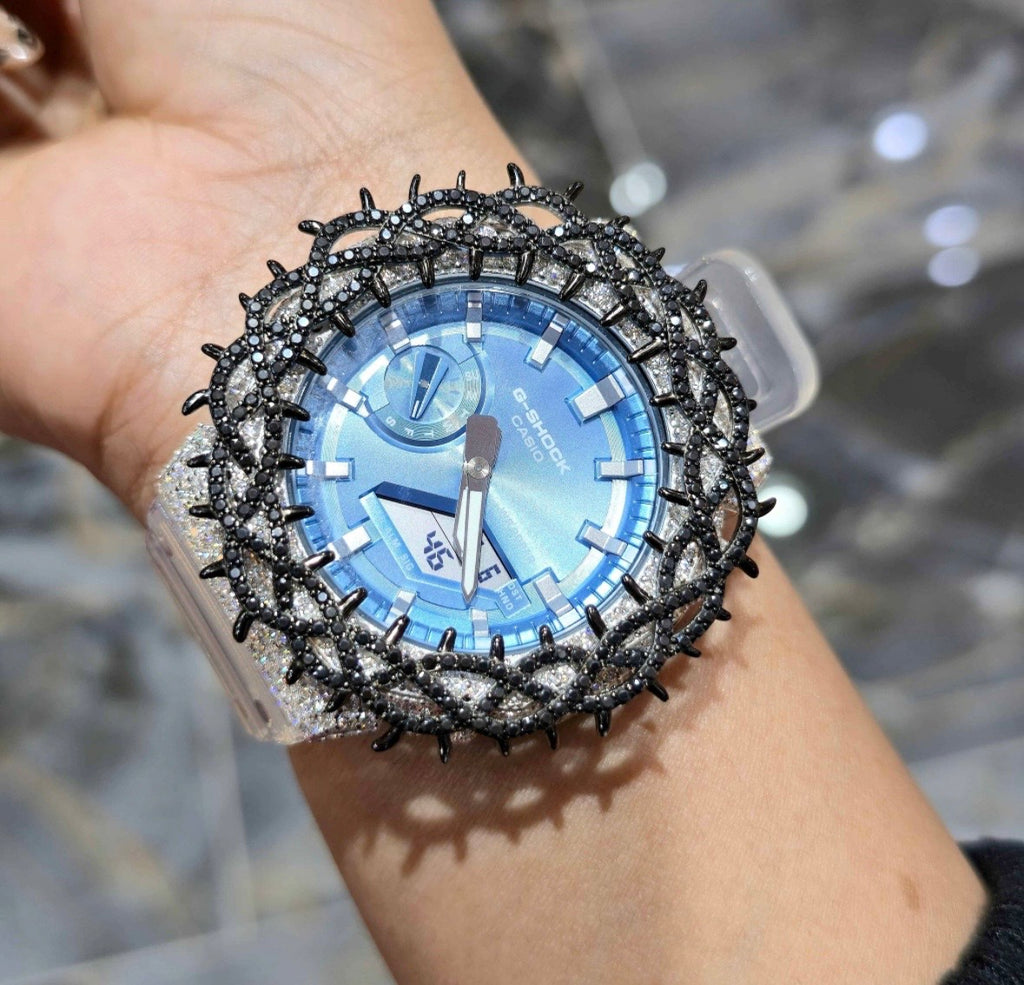 VVS-1 Moissanite Diamond Watch With Box & Papers
