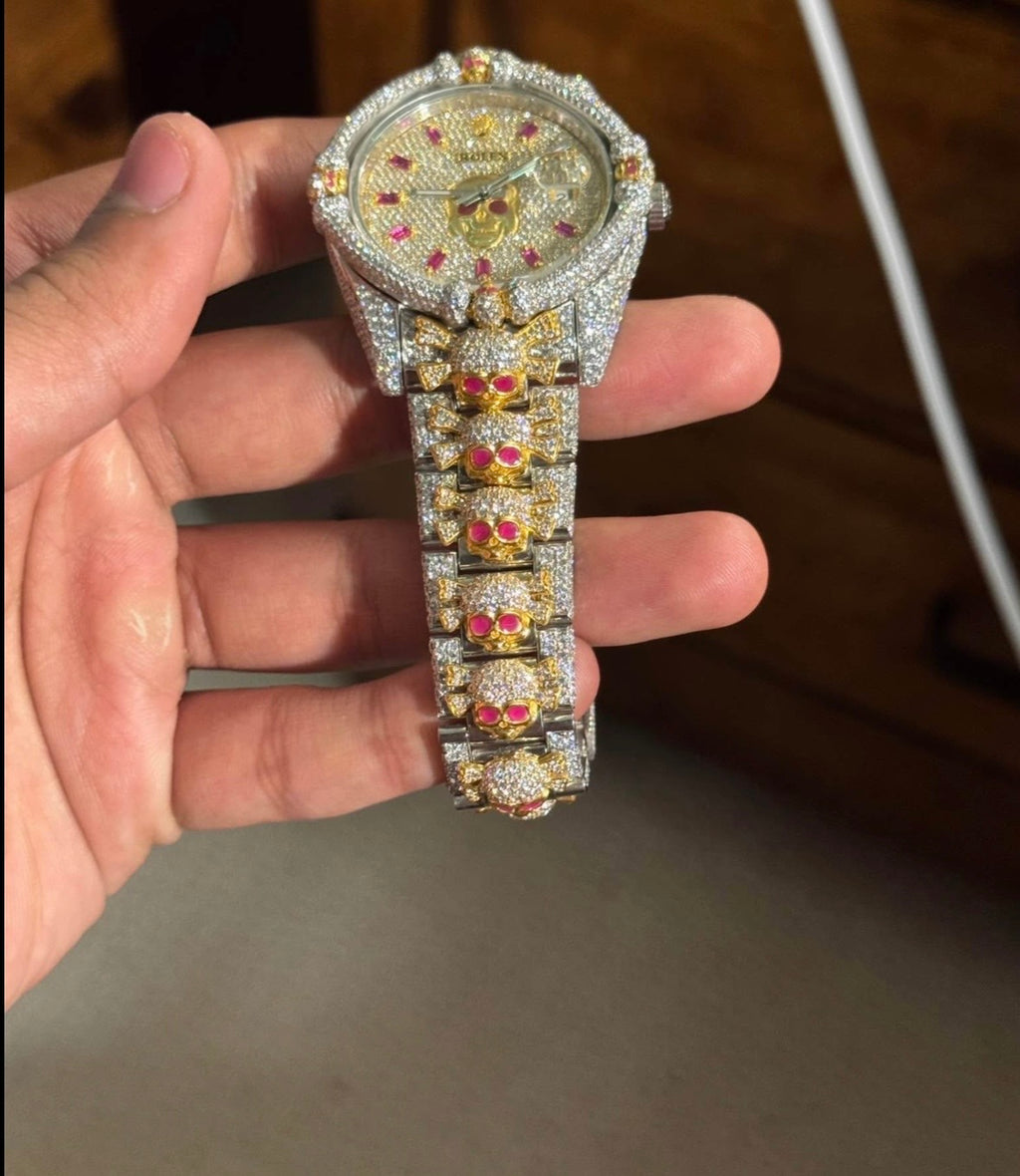 VVS-1 Moissanite Watch With Box & Papers