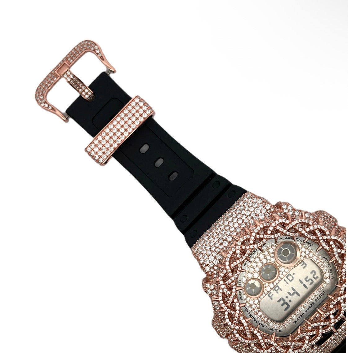 VVS-1 Moissanite Diamond Watch With Box & Papers