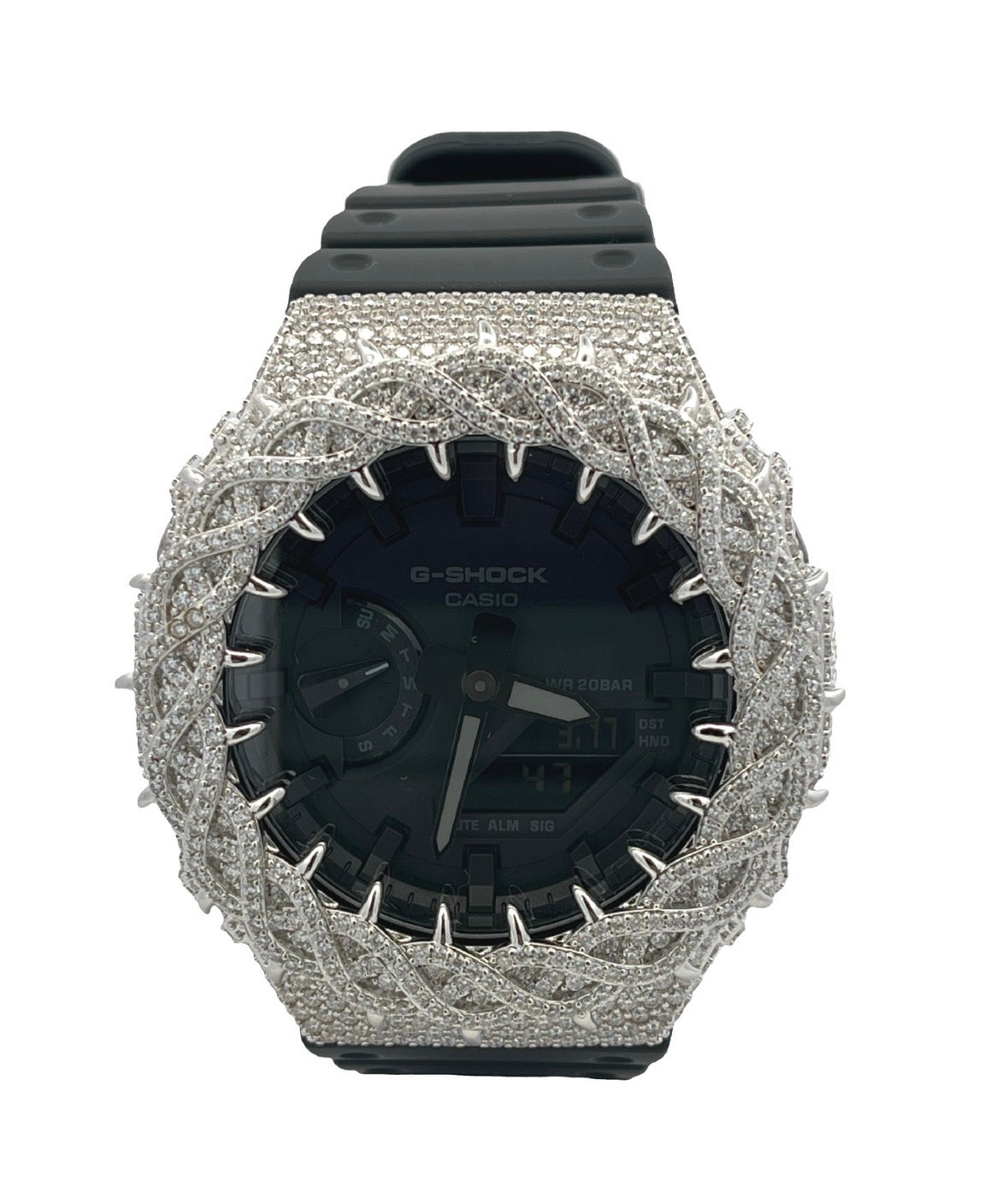 VVS-1 Moissanite Diamond Watch With Box & Papers