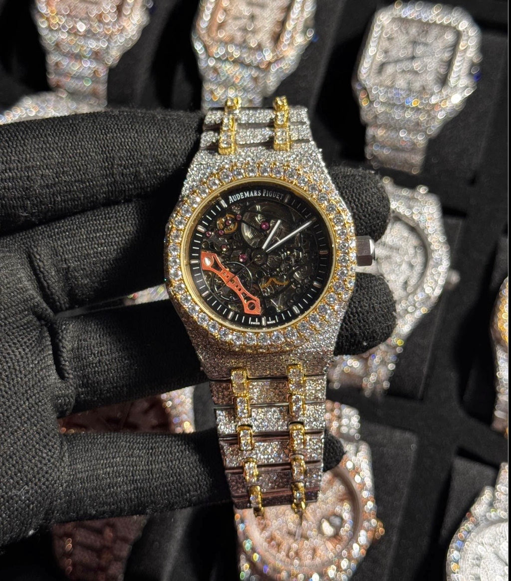VVS-1 Moissanite Watch With Box & Papers
