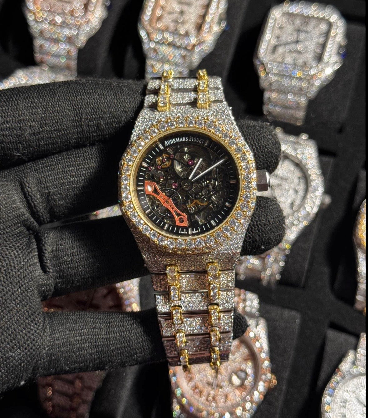 VVS-1 Moissanite Watch With Box & Papers