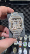 VVS-1 Moissanite Diamond Watch with Box & Papers