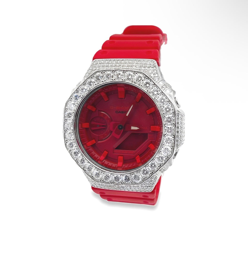 VVS-1 Moissanite Diamond Watch With Box & Papers