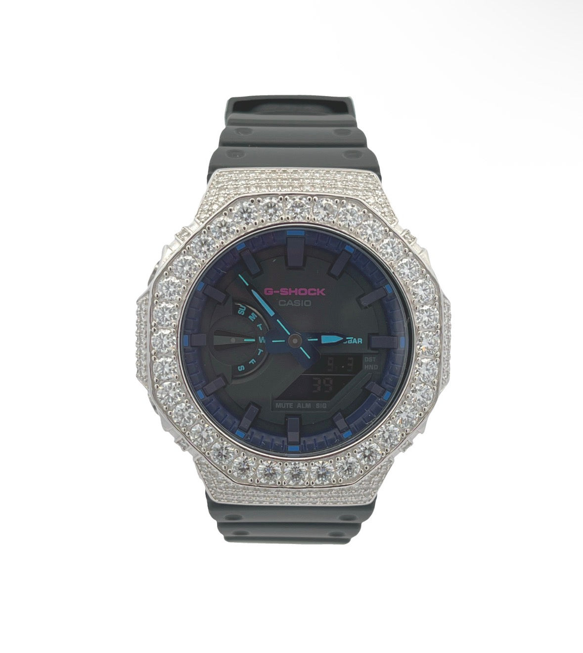 VVS-1 Moissanite Diamond Watch With Box & Papers