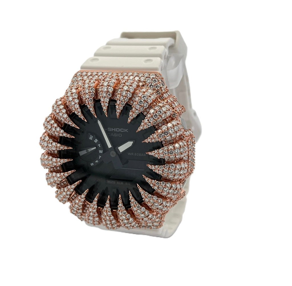 VVS-1 Moissanite Diamond Watch With Box & Papers