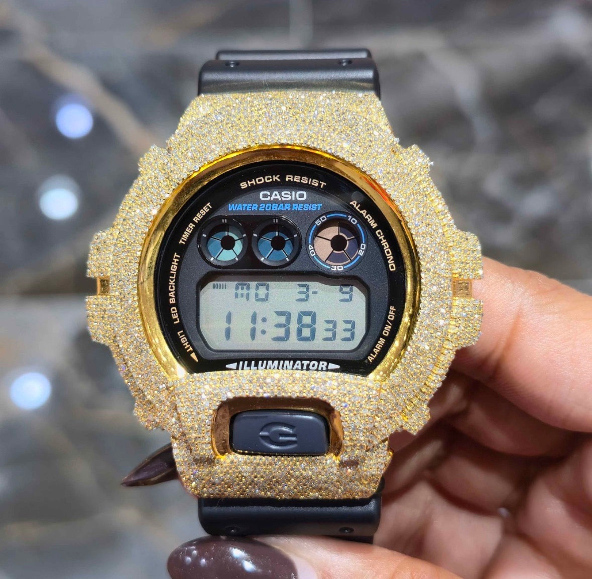 VVS-1 Moissanite Diamond Watch With Box & Papers