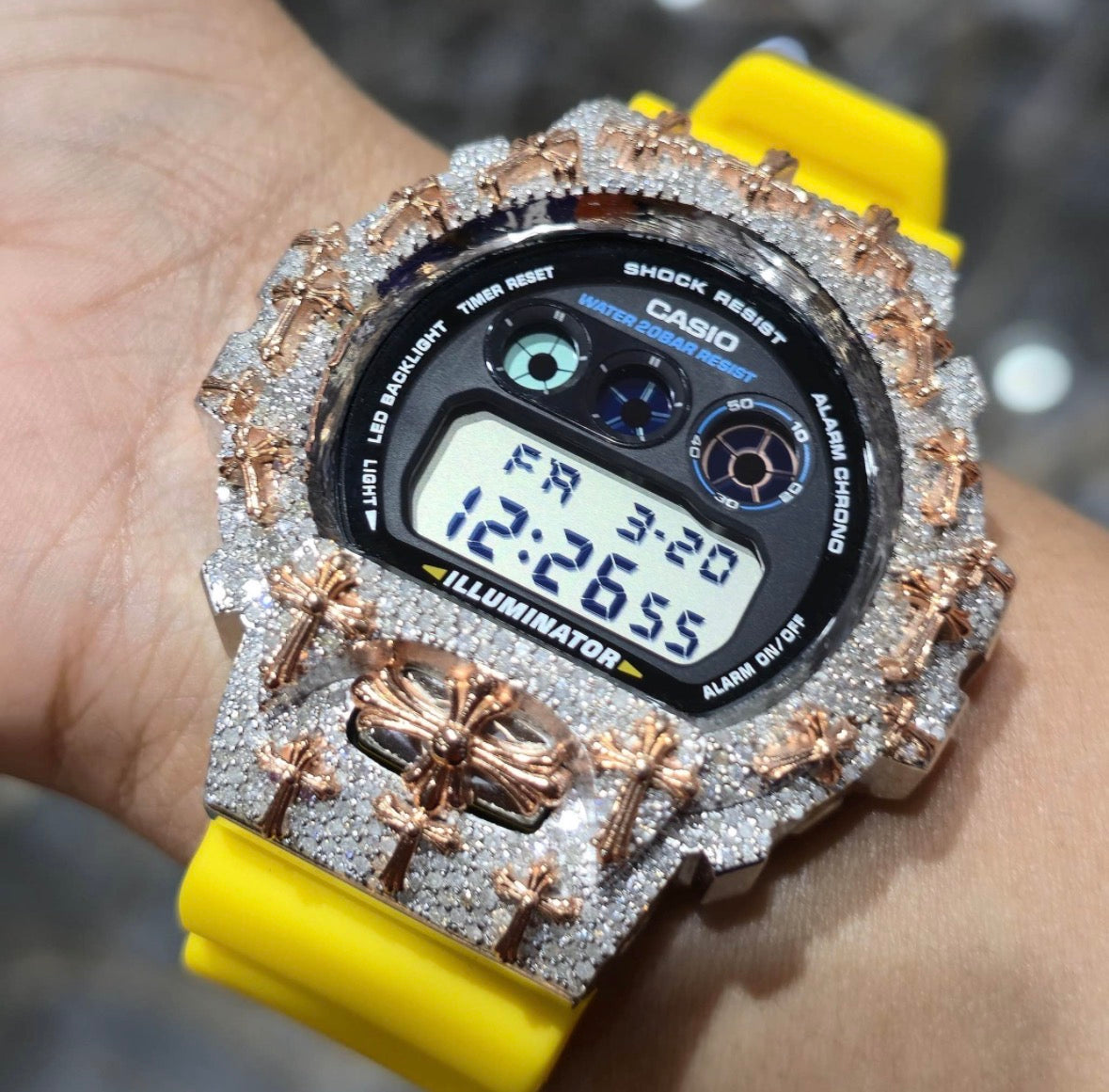 VVS-1 Moissanite Diamond Watch With Box & Papers