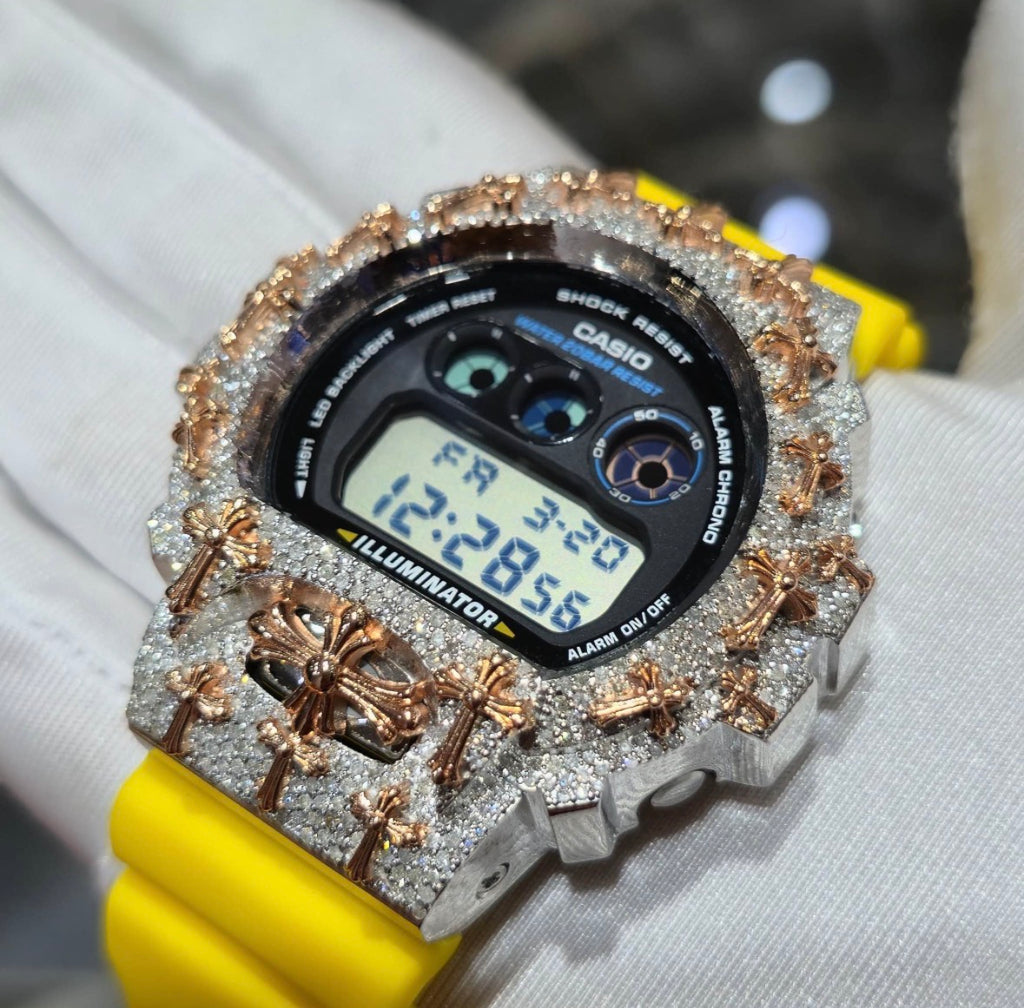 VVS-1 Moissanite Diamond Watch With Box & Papers