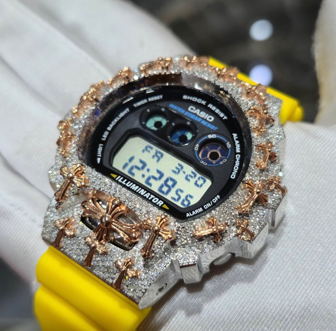 VVS-1 Moissanite Diamond Watch With Box & Papers