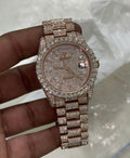 VVS-1 Moissanite Diamond Watch With Box & Papers