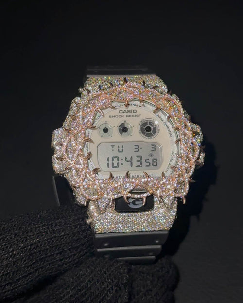 VVS-1 Moissanite Diamond Watch With Box & Papers