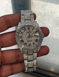 VVS-1 Moissanite Diamond Watch With Box & Papers