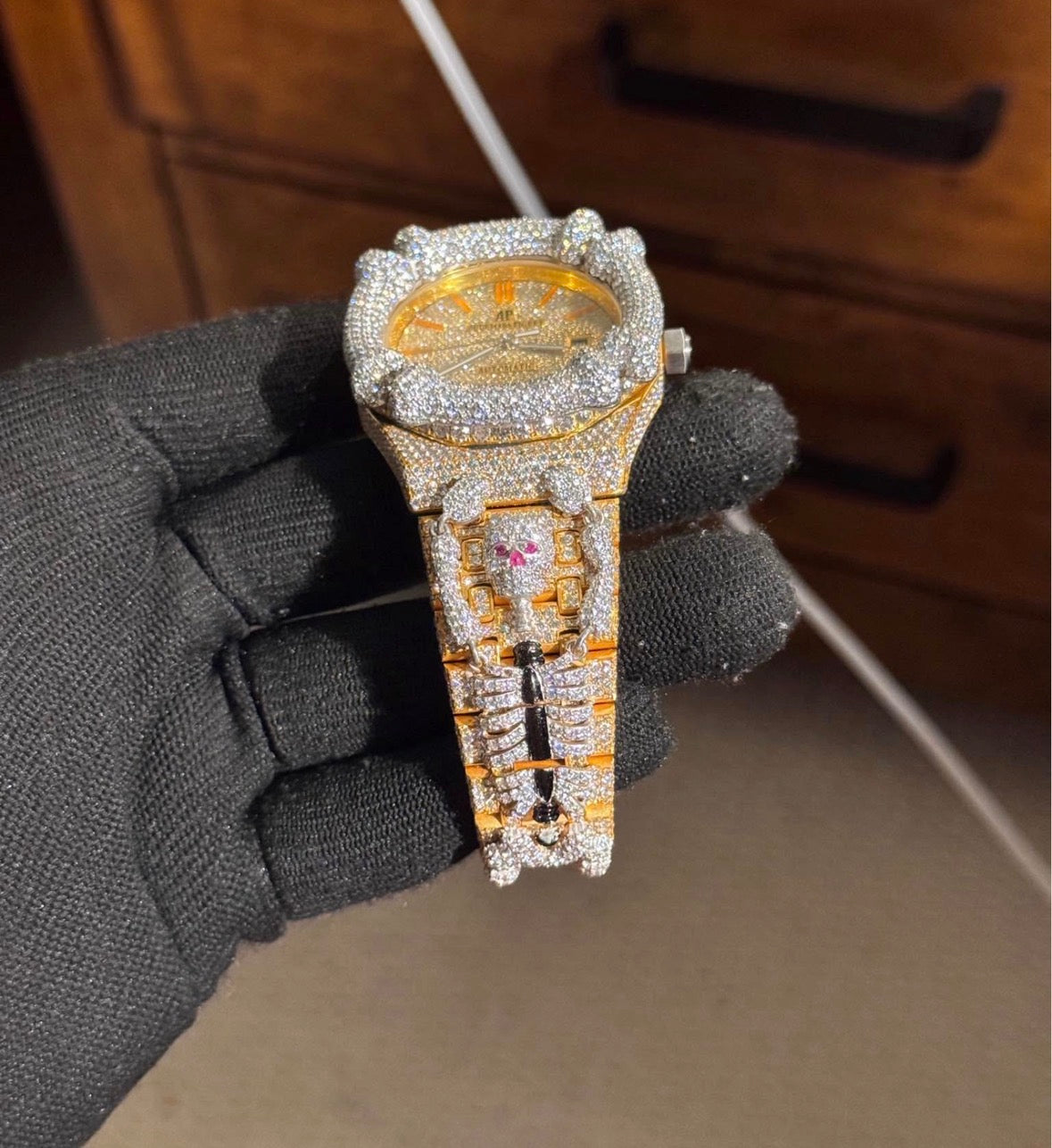 VVS-1 Moissanite Watch With Box & Papers