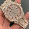 VVS-1 Moissanite Diamond Watch With Box & Papers