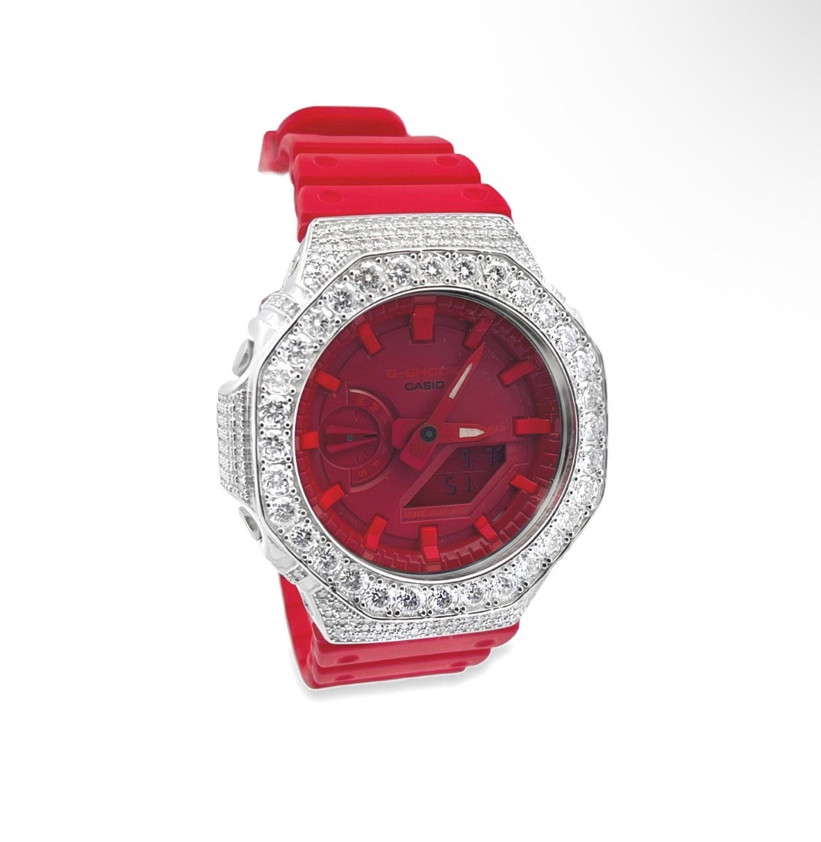 VVS-1 Moissanite Diamond Watch With Box & Papers