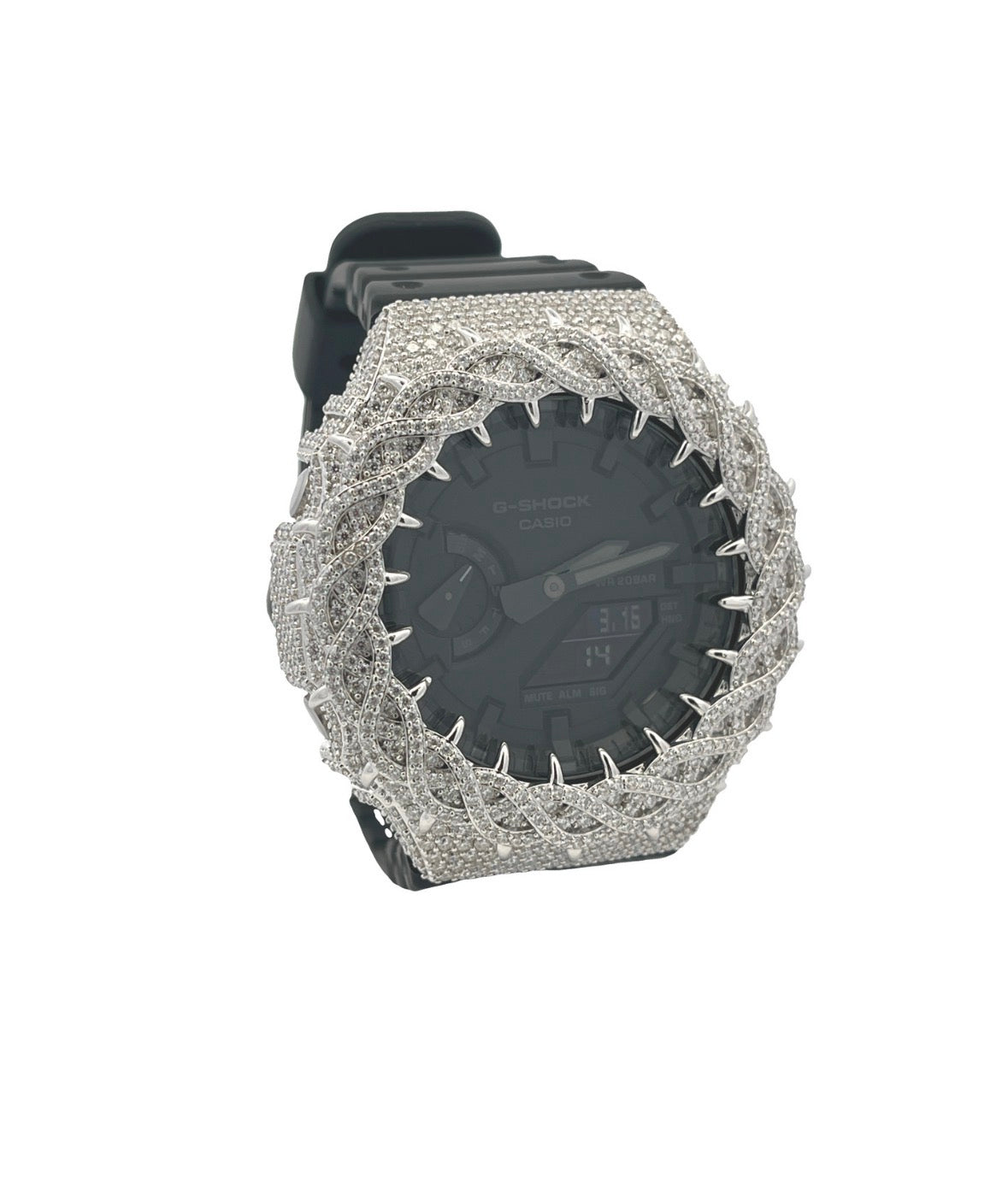VVS-1 Moissanite Diamond Watch With Box & Papers