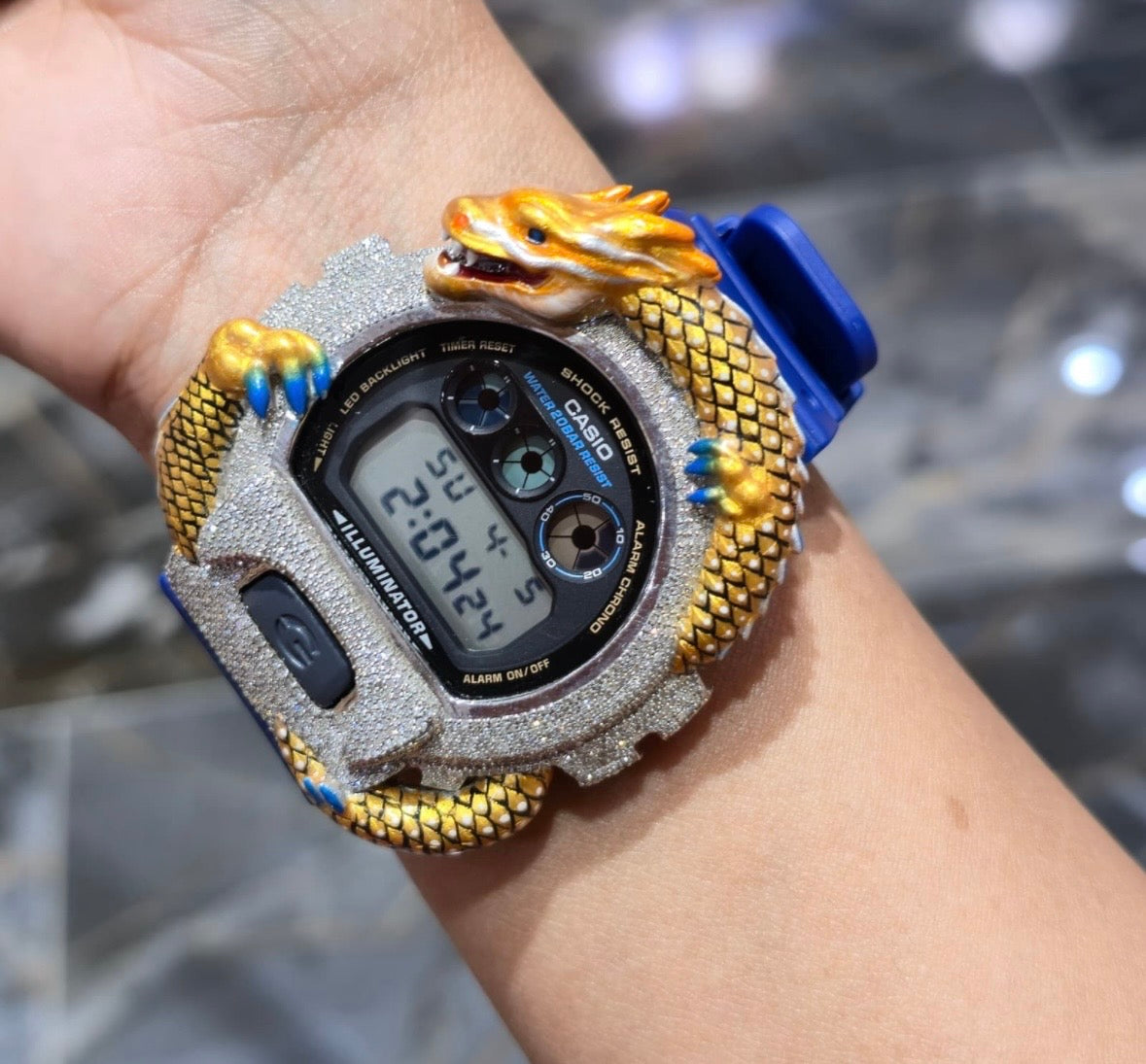 VVS-1 Moissanite Diamond Watch With Box & Papers