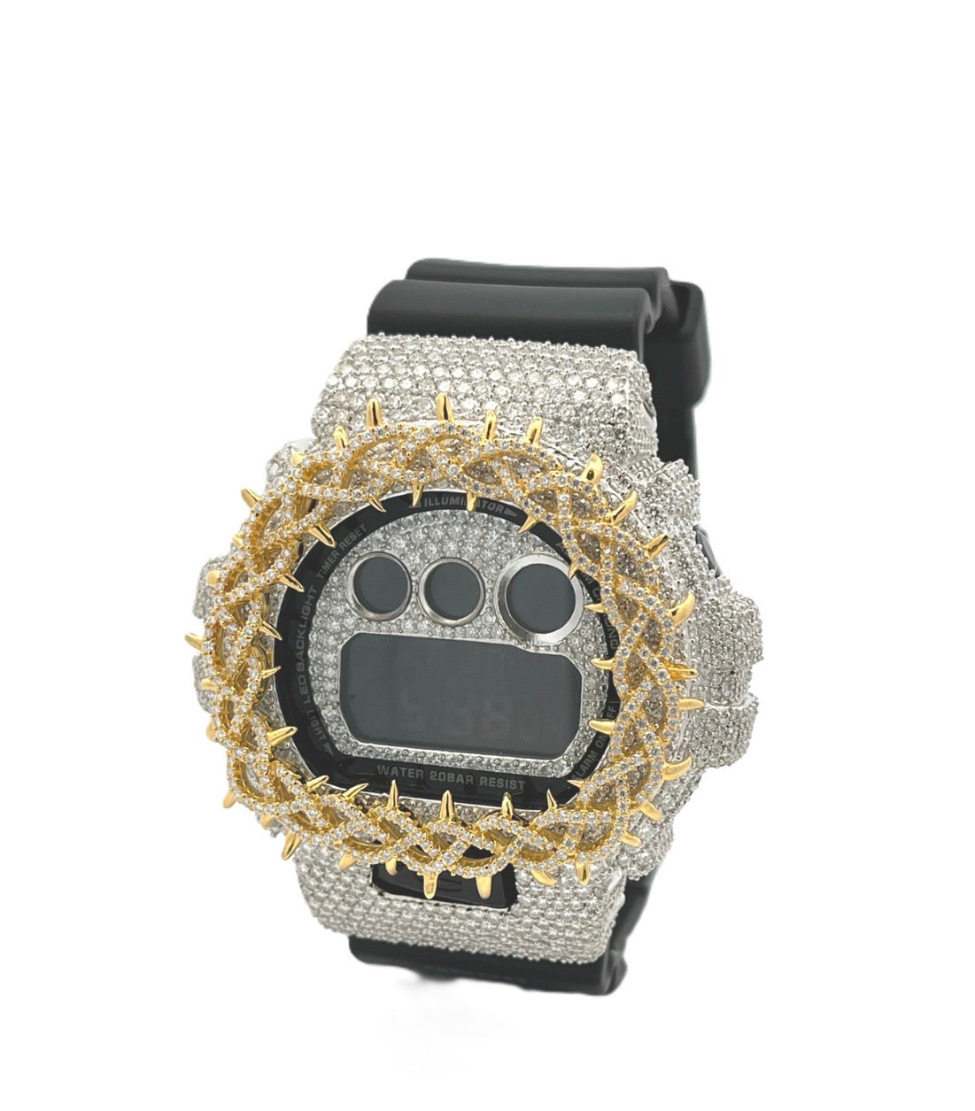 VVS-1 Moissanite Diamond Watch With Box & Papers