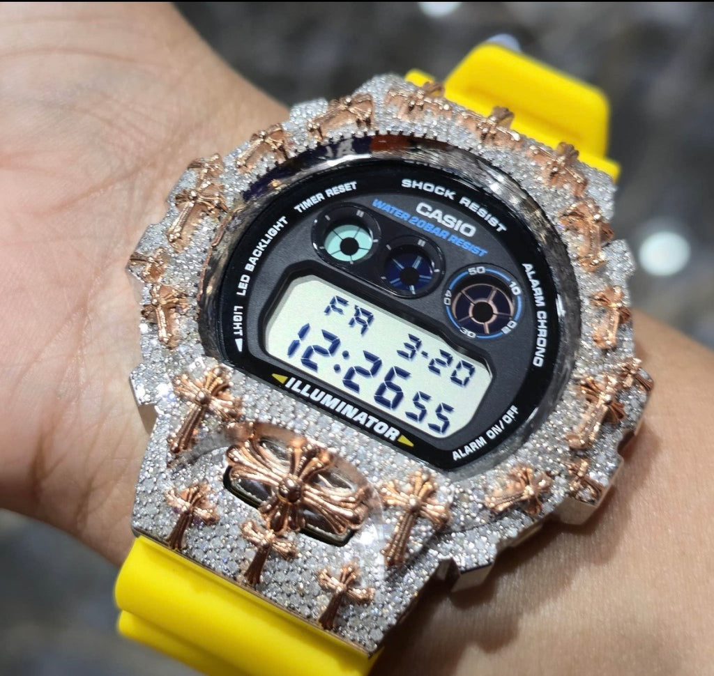 VVS-1 Moissanite Diamond Watch With Box & Papers
