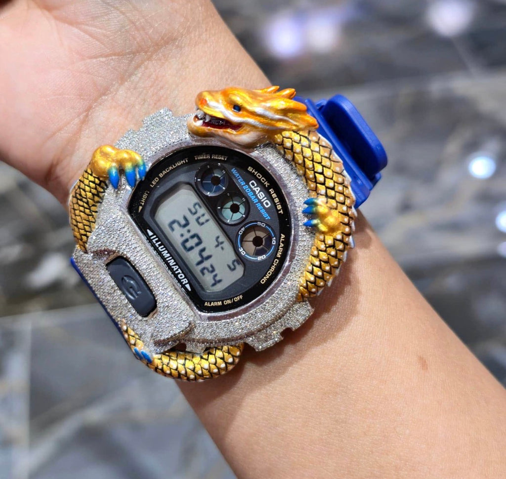 VVS-1 Moissanite Diamond Watch With Box & Papers