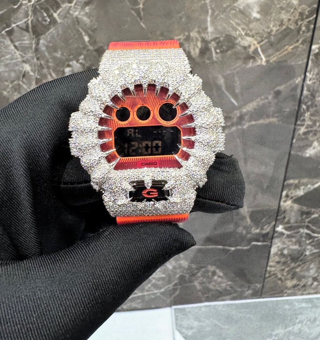 VVS-1 Moissanite Custom Watch With Box & Papers