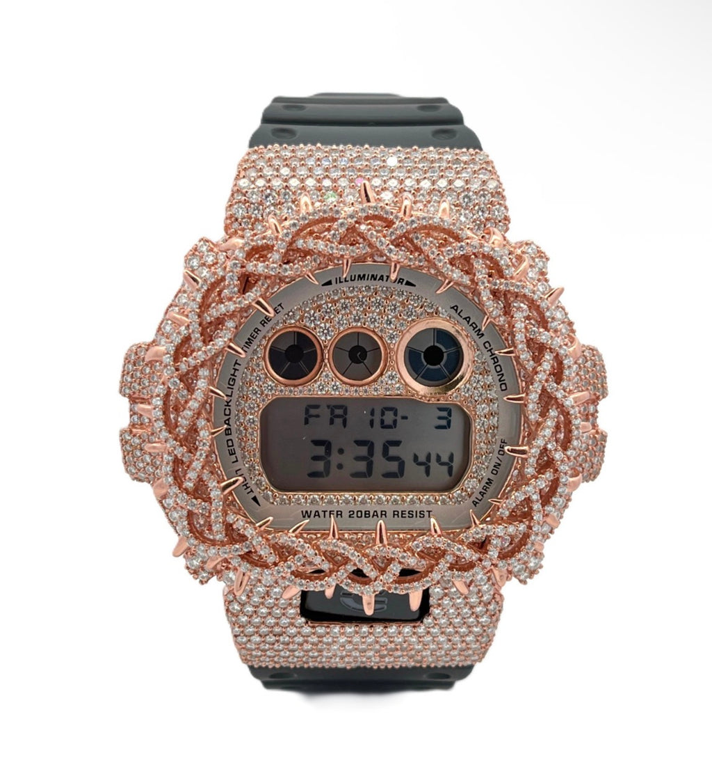 VVS-1 Moissanite Diamond Watch With Box & Papers
