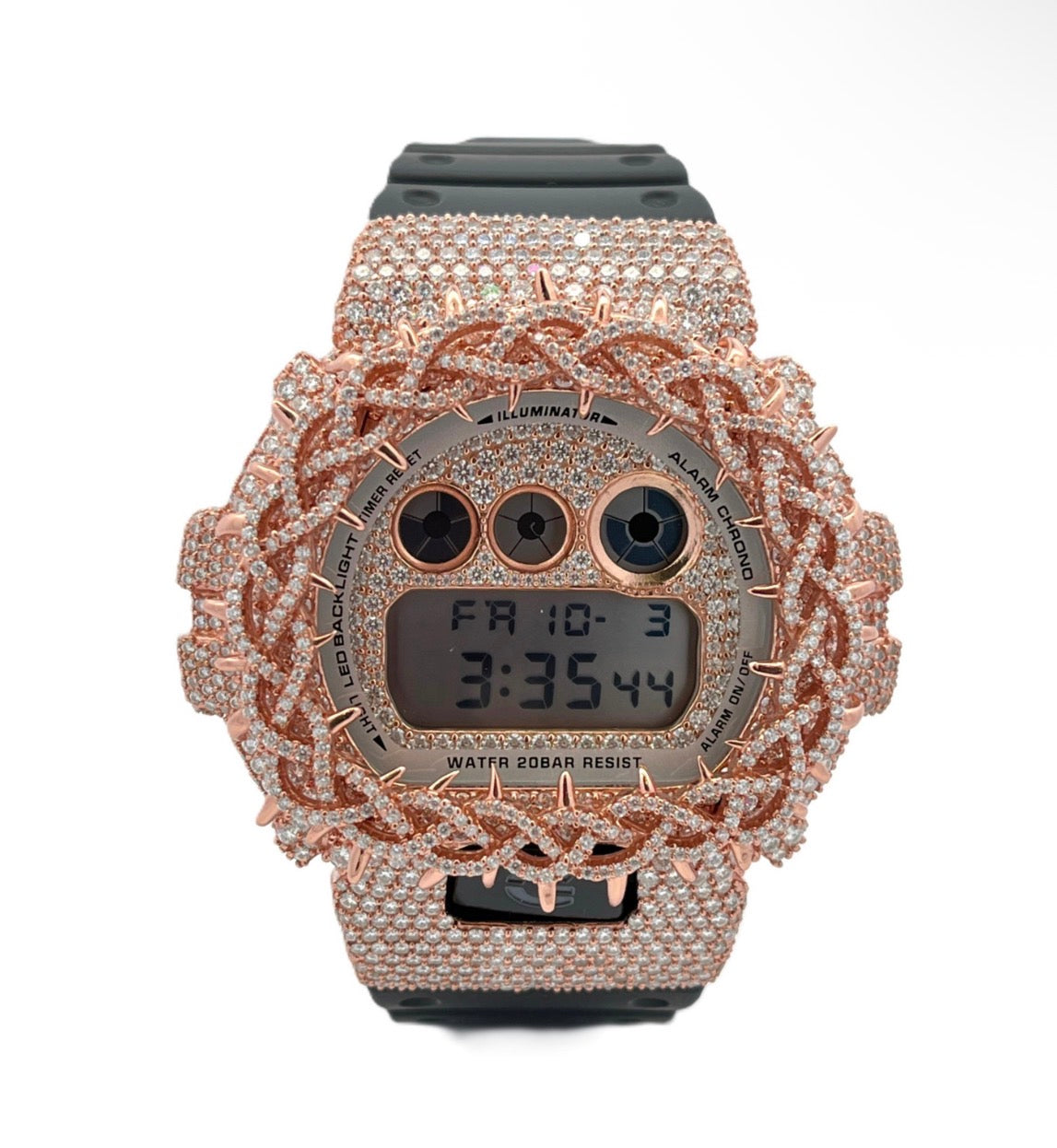 VVS-1 Moissanite Diamond Watch With Box & Papers