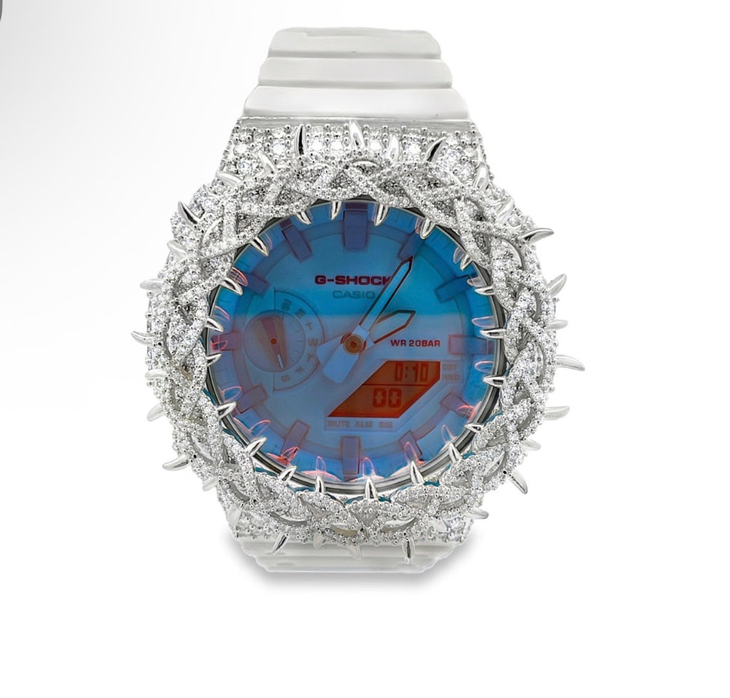 VVS-1 Moissanite Diamond Watch With Box & Papers