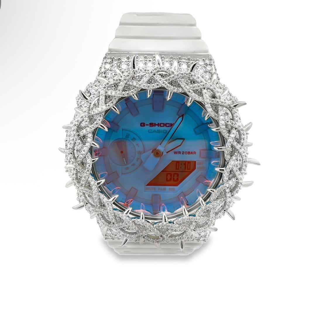 VVS-1 Moissanite Diamond Watch With Box & Papers