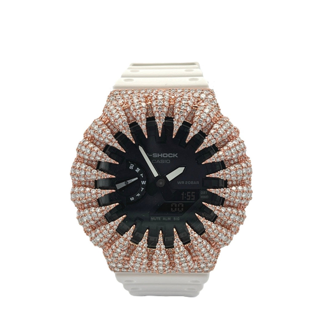 VVS-1 Moissanite Diamond Watch With Box & Papers
