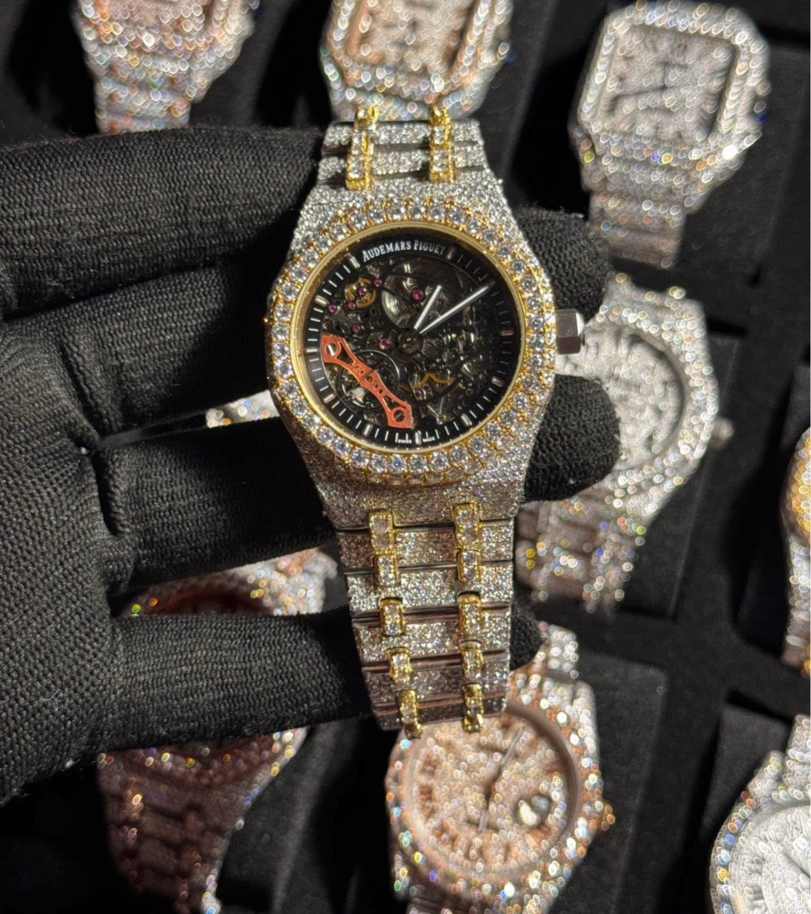 VVS-1 Moissanite Watch With Box & Papers