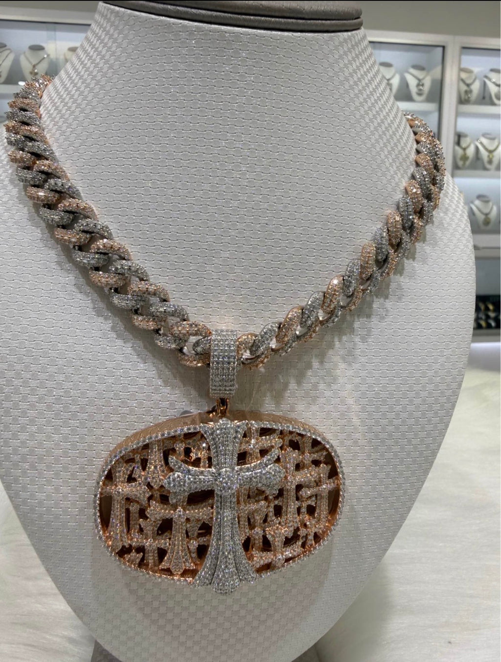 VVS-1 Moissanite Diamond Custom Chain & Cuban