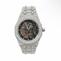 Moissanite Skeleton Watch