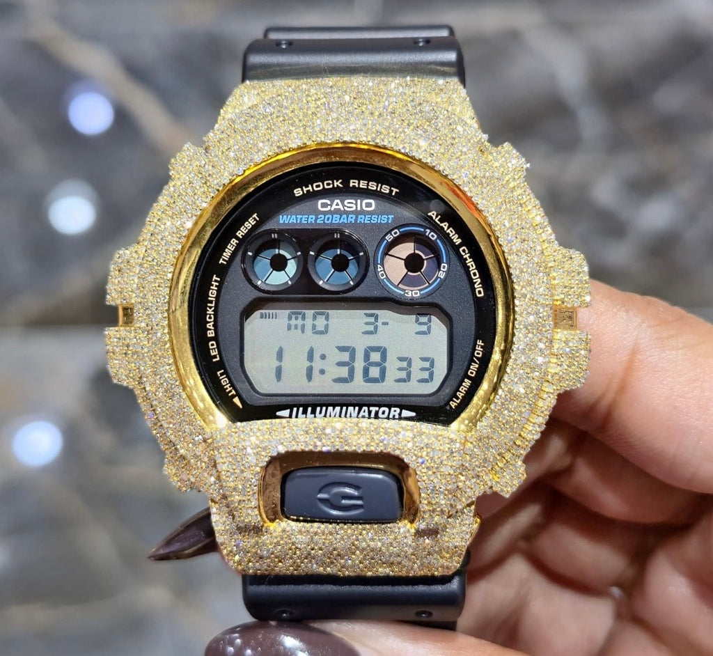 VVS-1 Moissanite Diamond Watch With Box & Papers