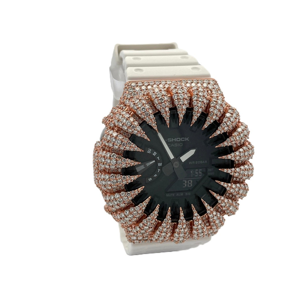 VVS-1 Moissanite Diamond Watch With Box & Papers