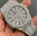 VVS-1 Moissanite Diamond Watch With Box & Papers