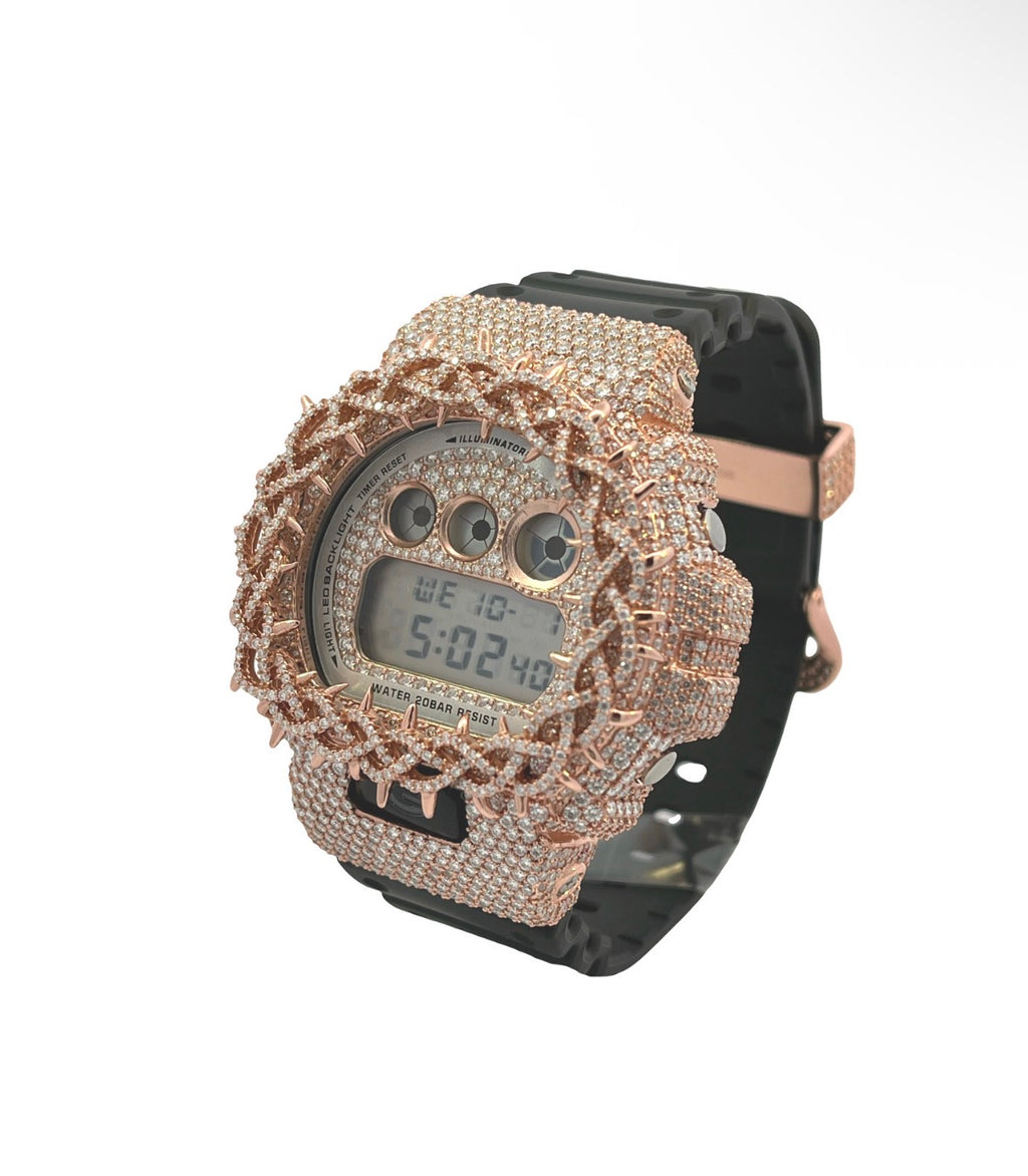VVS-1 Moissanite Diamond Watch With Box & Papers