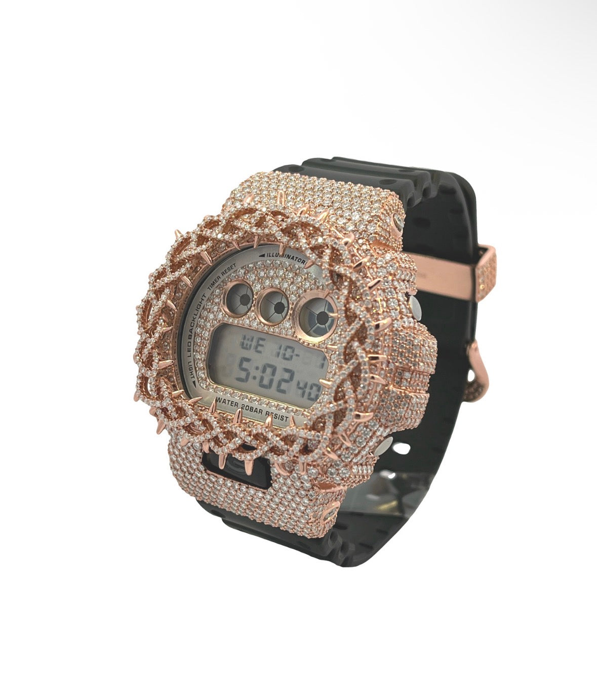 VVS-1 Moissanite Diamond Watch With Box & Papers