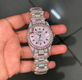 VVS-1 Moissanite Diamond Watch With Box & Papers