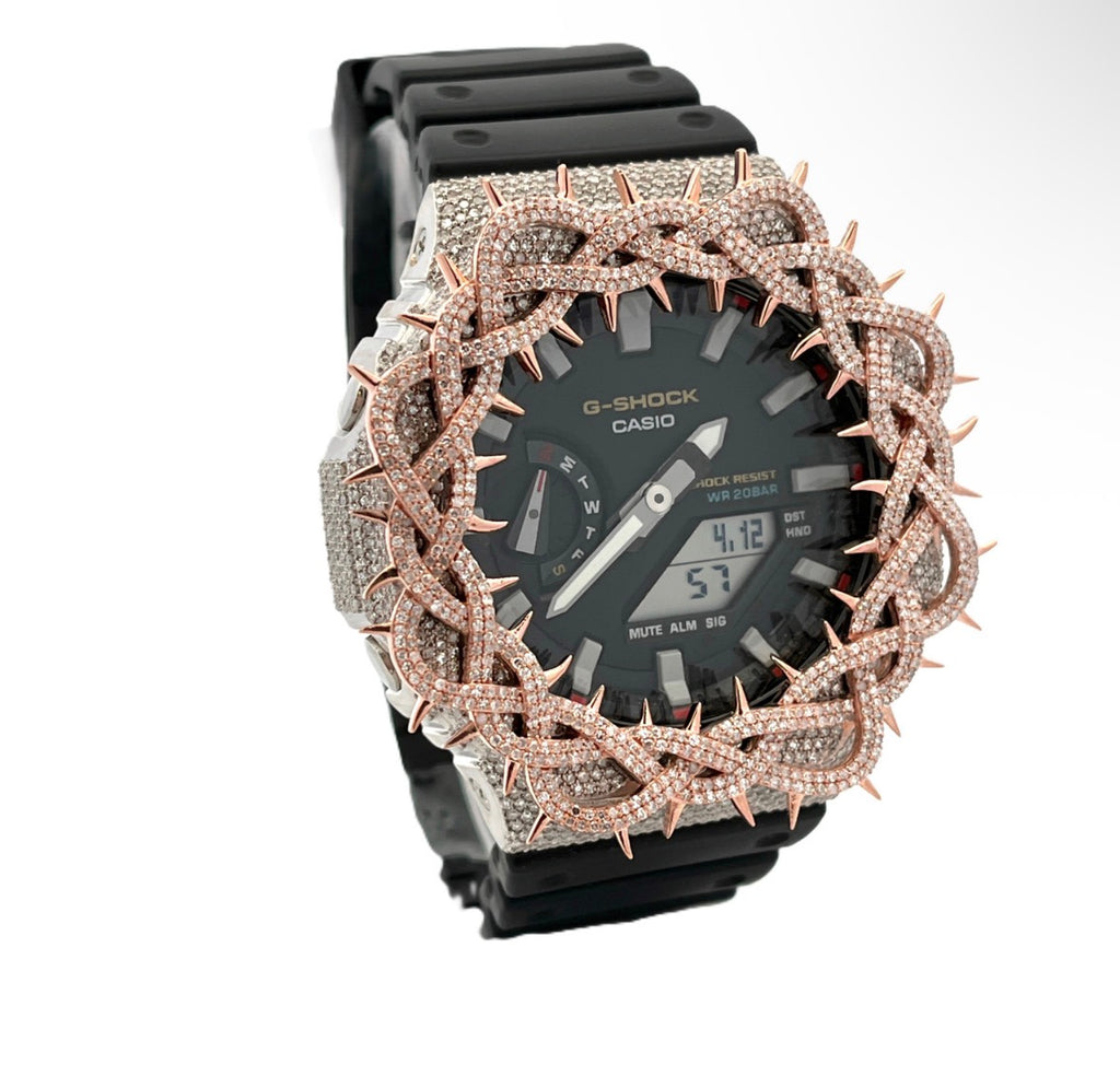 VVS-1 Moissanite Diamond Watch With Box & Papers
