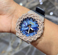 VVS-1 Moissanite Diamond Watch With Box & Papers