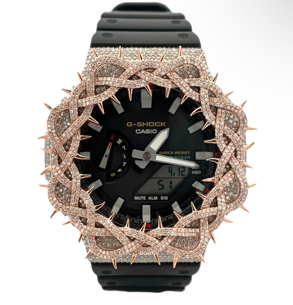 VVS-1 Moissanite Diamond Watch With Box & Papers